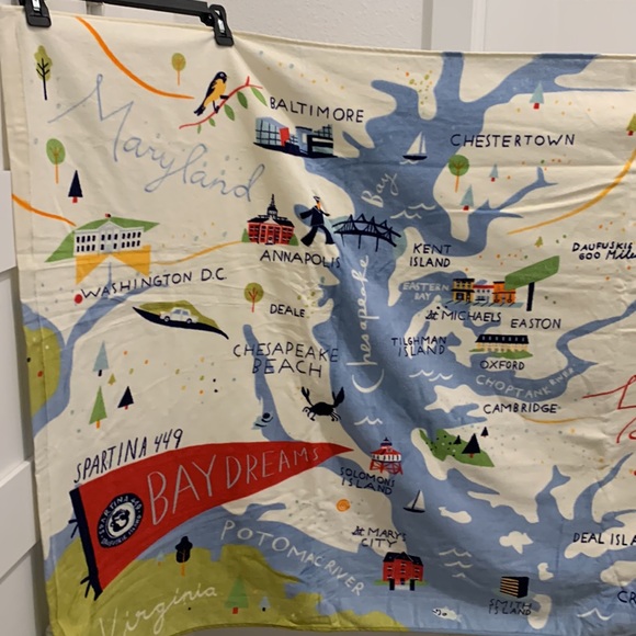 NWT Spartina 449 Bay Dreams Beach Towel - Picture 2 of 12